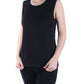 Karen Scott Women's Textured Sleeveless Top Black Size Extra Small