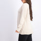 Alfani Women's Hardware Seamed Sweater Beige Size XX Large