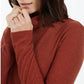 INC International Concepts Women's Shimmer Turtleneck Red Size Extra Large