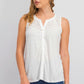 Style & Co Women's Button-Down Tank Top White Size Large