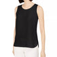Anne Klein Women's Woven Top Black Size X-Small
