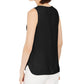 Anne Klein Women's Woven Top Black Size X-Small