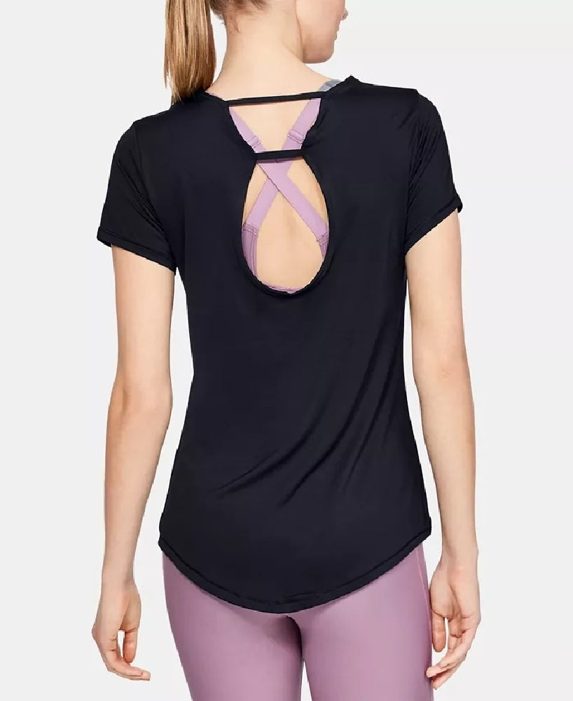 Under Armour Women's Iso Chill Strappy Top Black Size Large