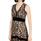 Taylor Women's V-Neck Velvet-Flocked Maxi Dress Black Size 8