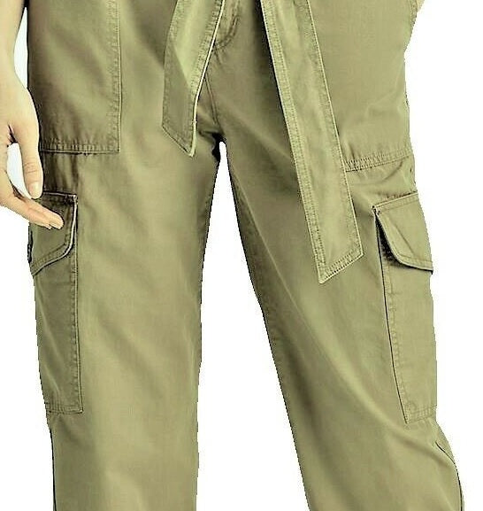 Ralph Lauren Wome's Green Belted Cargo Pants Green Size 12