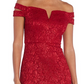 Nightway Women's Lace Off-The-Shoulder Gown