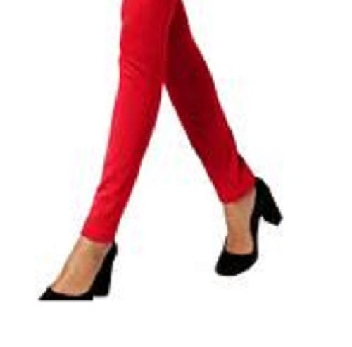 INC International Concepts Women's Zip-Detail Skinny Pants Dark Red Size 2 Petite