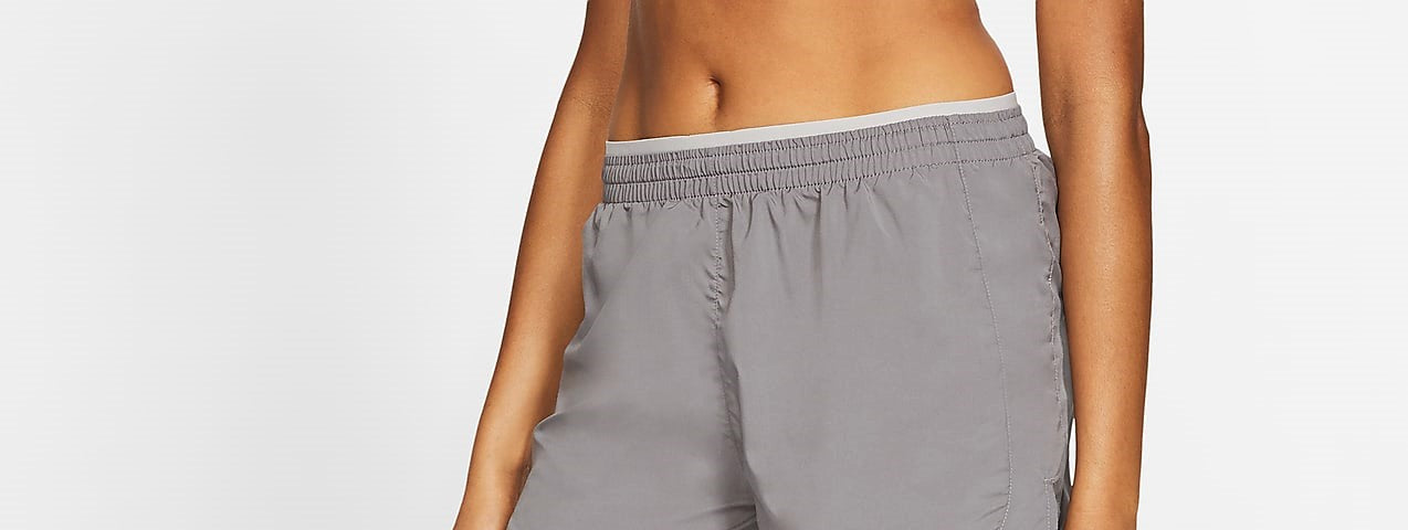 Nike Women's Tempo Dri Fit Track Shorts Grey Size X-Large