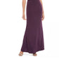 Adrianna Papell Women's Blouson Cowlneck Gown Purple Size 10