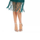Adrianna Papell Women's Beaded Short Dress Green Size 4
