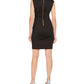 Calvin Klein Women's Asymmetrical Sheath Dress Black Size 6