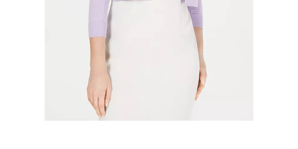Calvin Klein Women's Shrug Cardigan Blue Size Large