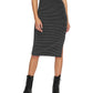 Sanctuary Women's Metallic Knit Pencil Skirt Black Size XX-Small