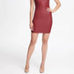 Guess Women's Sweetheart Bodycon Dress Red Size 2