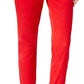 Tommy Hilfiger Women's Cuffed Chino Straight-Leg Pants Dark Red Size 8