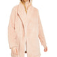 Calvin Klein Women's Fleece Flyaway Jacket Pink Size X-Large