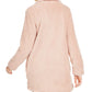 Calvin Klein Women's Fleece Flyaway Jacket Pink Size X-Large
