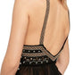 Free People Women's Camille Embroidered Camisole Black Size Large