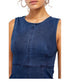 Free People Women's Alex Chambray Minidress Navy Size 2