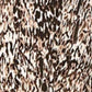 NY Collection Women's Printed Empire-Waist Dress Brown Size Petite Large