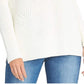 Rachel Roy Women's Textured Sweater White Size Medium