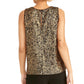 Rachel Roy Women's Aline Sequin Top Dark Yellow Size Large