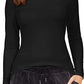 32 Degrees Women's Cozy Heat Underwear Top Black Size Small