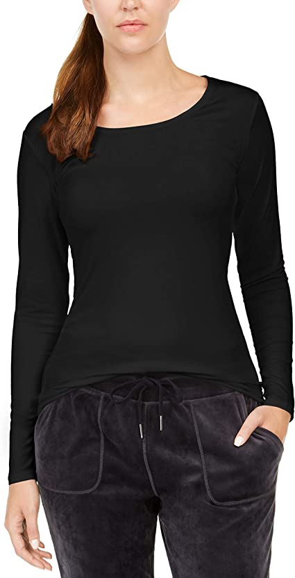 32 Degrees Women's Cozy Heat Underwear Top Black Size Small