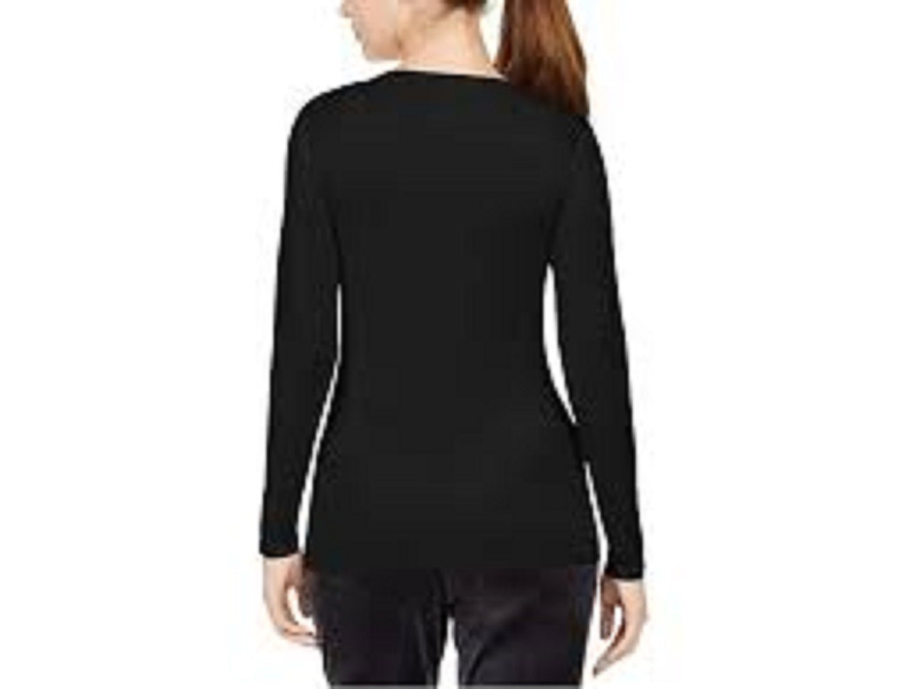 32 Degrees Women's Cozy Heat Underwear Top Black Size Small