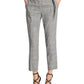 DKNY Women's Belted Essex Ankle Plaid Pant Gray Size 0