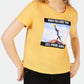 Disney Juniors' Lion King Cell Signal T-Shirt Med Yellow Size Large