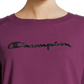 Champion Women's Heritage Cotton Mixed Texture Sweatshirt Purple Size Small