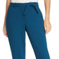 DKNY Women's Petite Tie-Belted Dress Pants Blue Size 6P