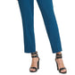DKNY Women's Petite Tie-Belted Dress Pants Blue Size 6P