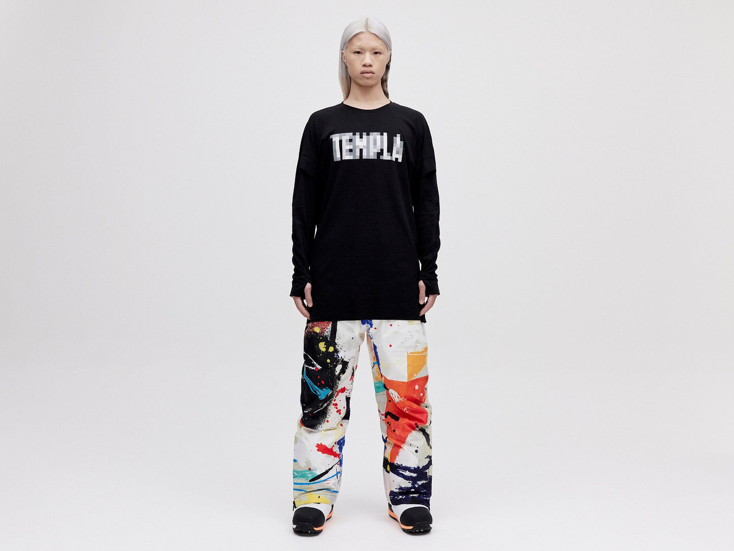 O.S Wadded Cargo Pant Unisex - Light Splatter