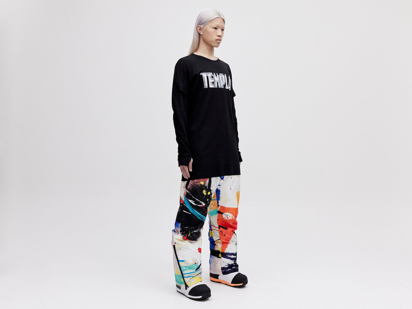 O.S Wadded Cargo Pant Unisex - Light Splatter
