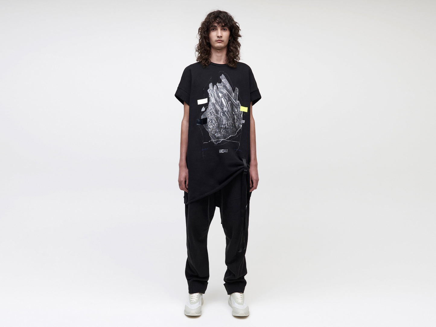 Palla Tee Ghost Crystal Unisex - Black