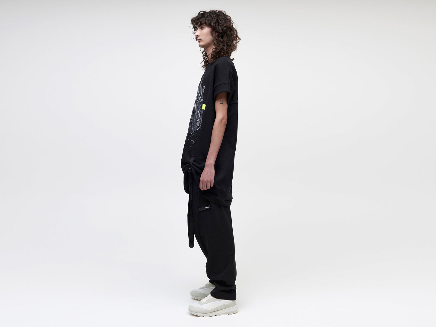 Palla Tee Ghost Crystal Unisex - Black