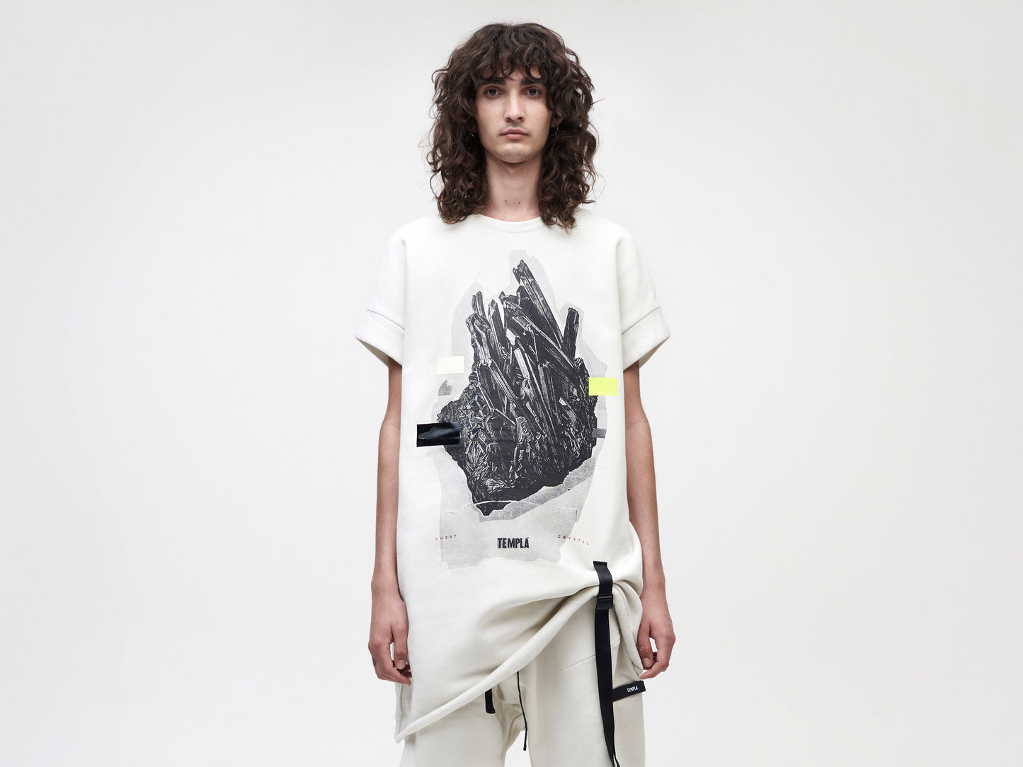 Palla Tee Ghost Crystal Unisex - Vaporous Grey