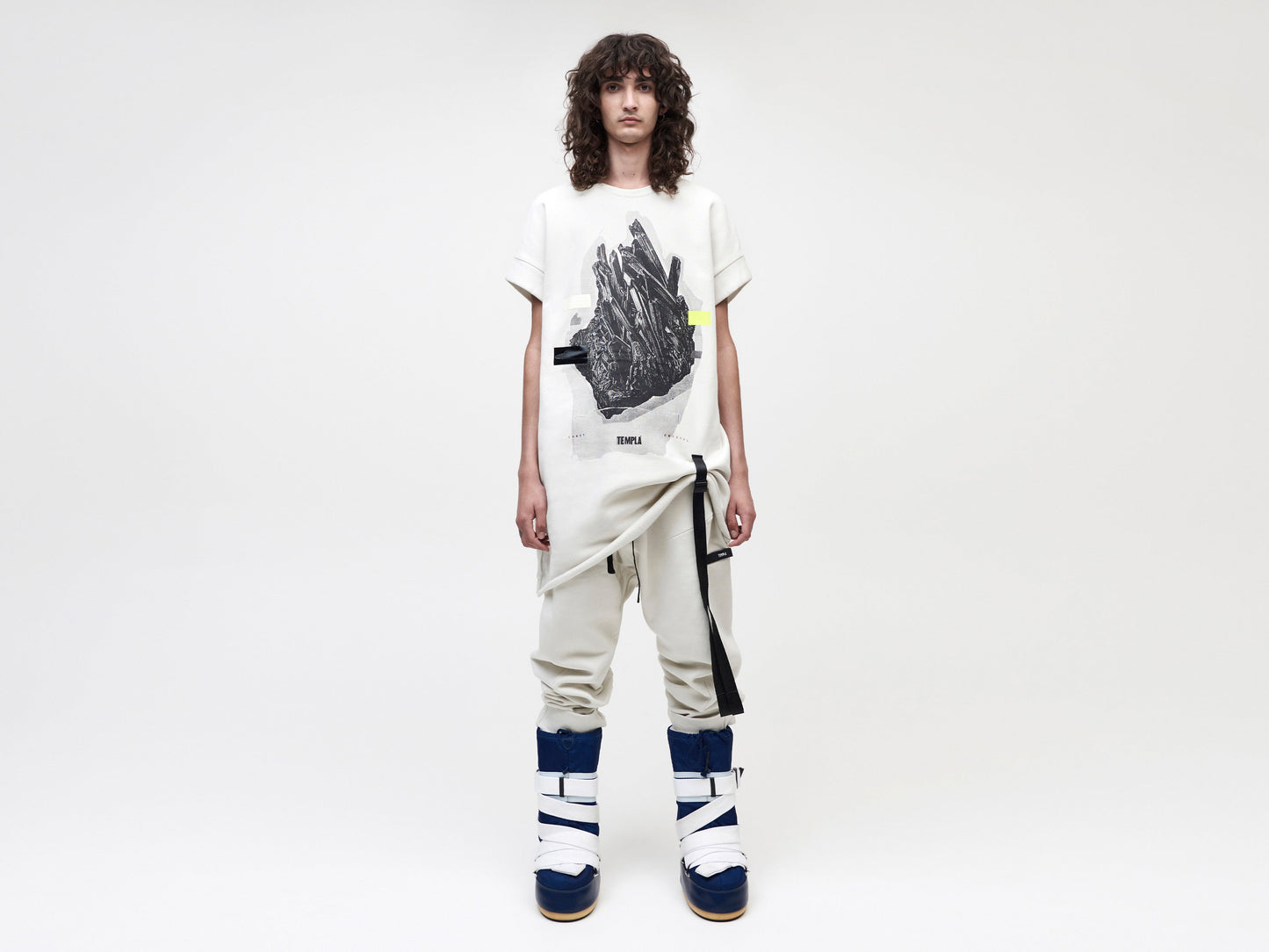 Palla Tee Ghost Crystal Unisex - Vaporous Grey