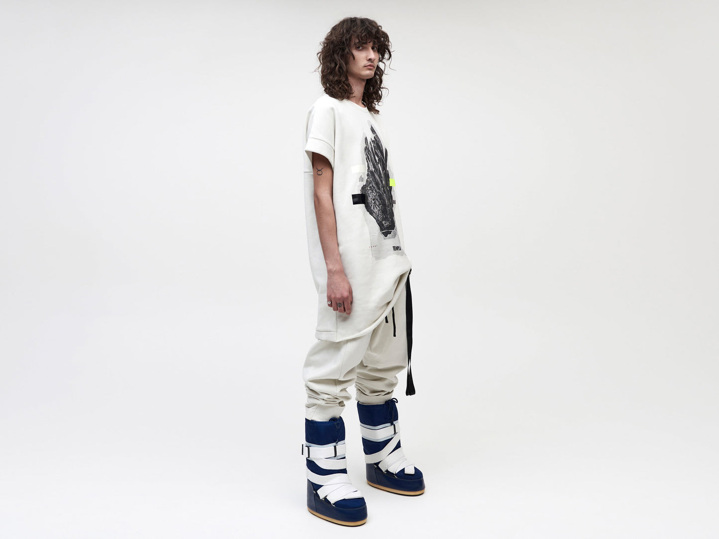 Palla Tee Ghost Crystal Unisex - Vaporous Grey