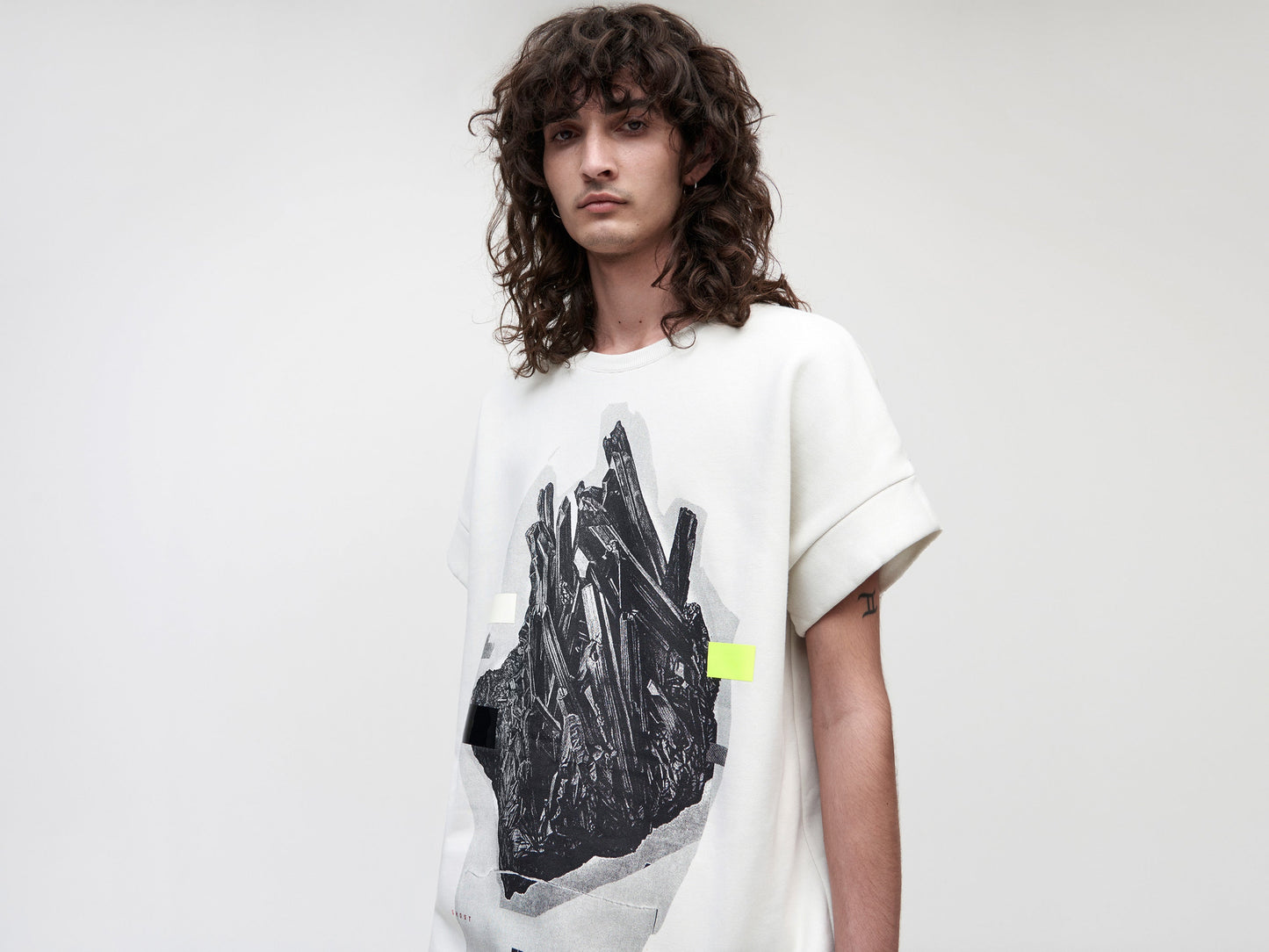 Palla Tee Ghost Crystal Unisex - Vaporous Grey