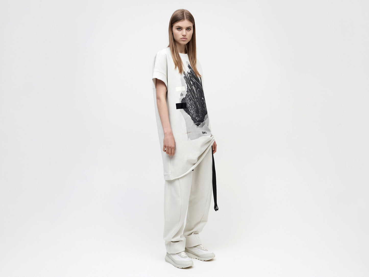 Palla Tee Ghost Crystal Unisex - Vaporous Grey