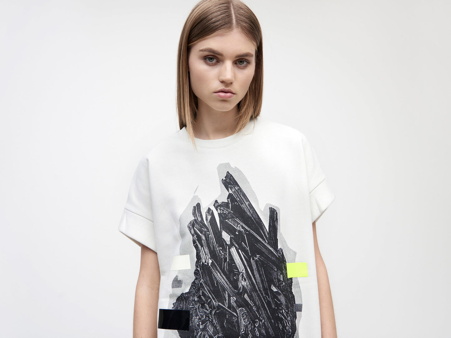 Palla Tee Ghost Crystal Unisex - Vaporous Grey
