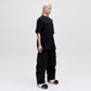 O.S Zip Back Tee - Black