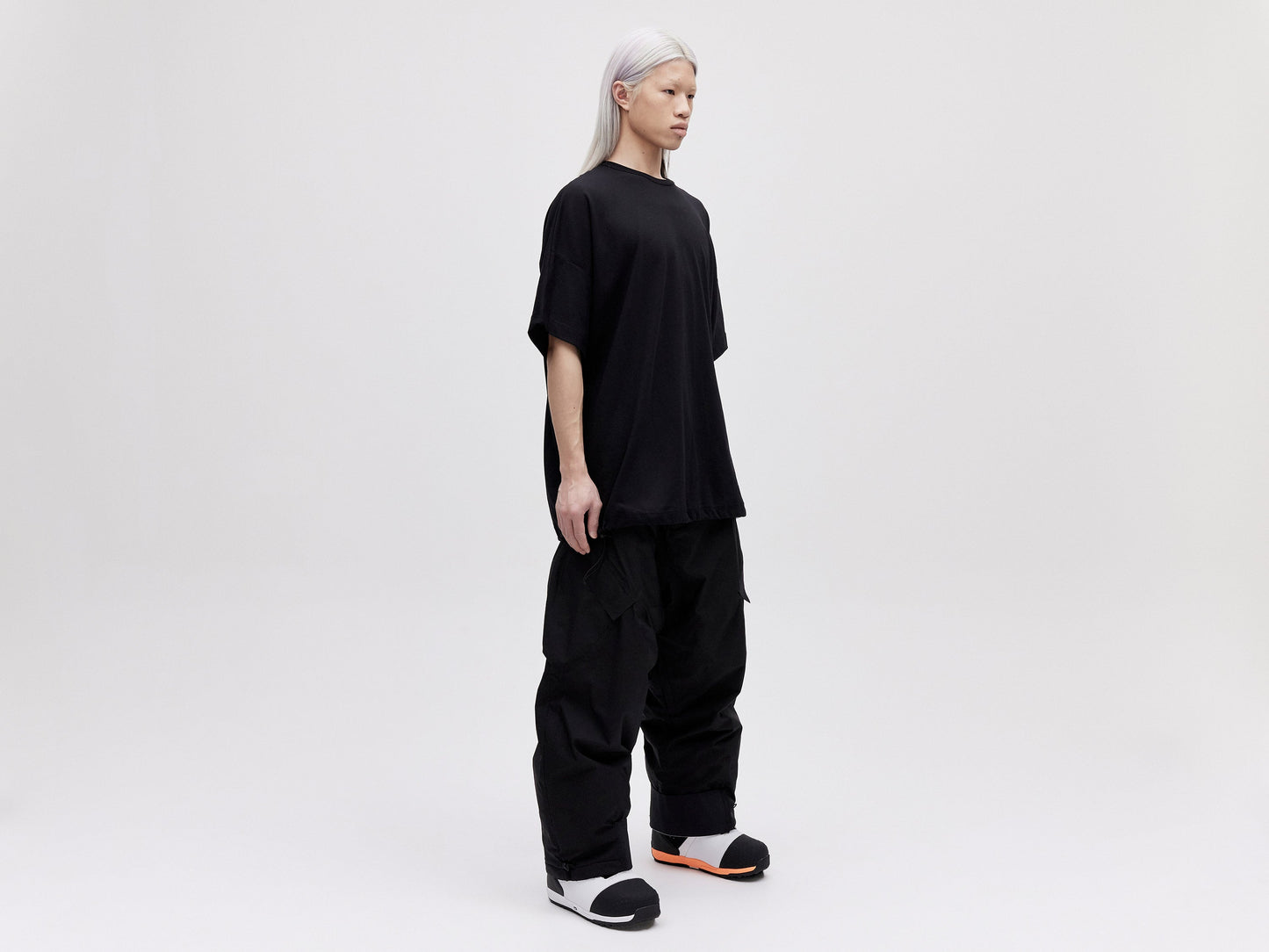 O.S Zip Back Tee - Black