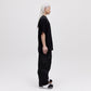 O.S Zip Back Tee - Black