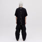 O.S Zip Back Tee - Black