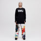 Layered Long Sleeve Tee - Black