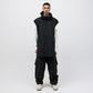 Pipe Hoodie Tank Unisex - Black